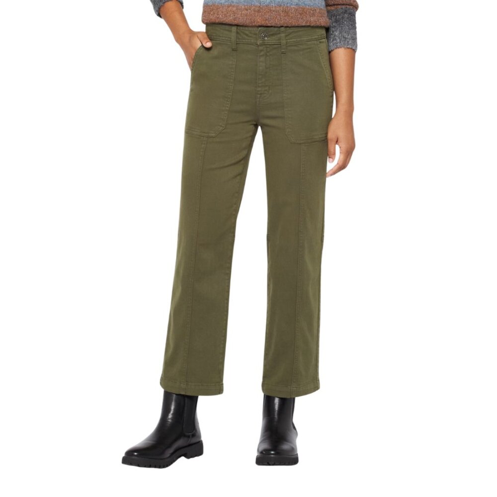 Studio Blue Quinn Olive High Rise Carpenter Pants